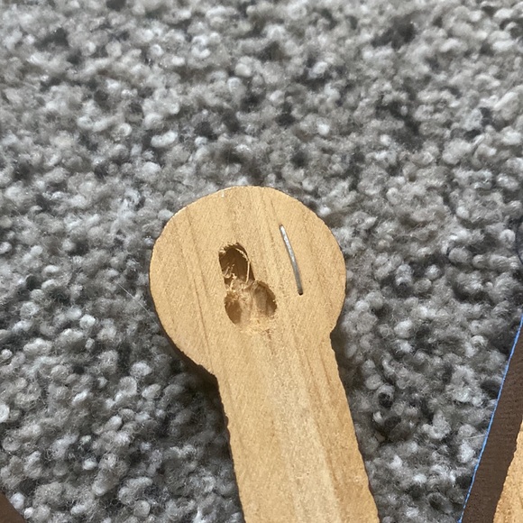 Kolton blue wooden block wall name art - Picture 8 of 11